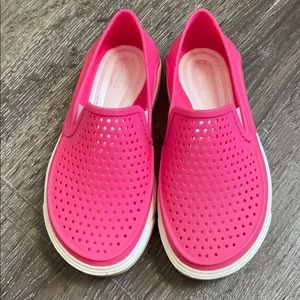 Pink Crocs